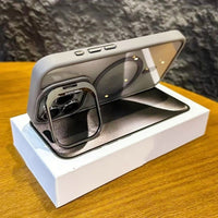 Luxury Magnetic Metal Lens Bumper Protection Case For iPhone 17 16 15 14 13 12 11 Pro Max Funda Wireless Charge Hard Clear Cover