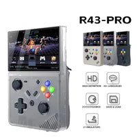 R43 M18 Pro Retro Handheld Video Game Console HD 4.3-inch LED Screen Original 3D Home 4K Large PSP PS1 Built in 25 Simulators