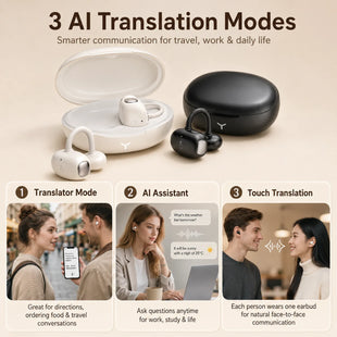 H22 AI Translation Open-Ear Earbud